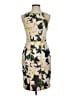 J.Crew 100% Polyester Print Gray Cocktail Dress Size 2 - photo 1