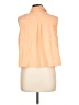 Express Orange Sleeveless Button-Down Shirt Size L - photo 2