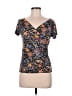 Salaam! Black Short Sleeve Top Size M - photo 1