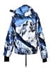 Assorted Brands 100% Polyester Print Blue Snow Jacket Size L - photo 2