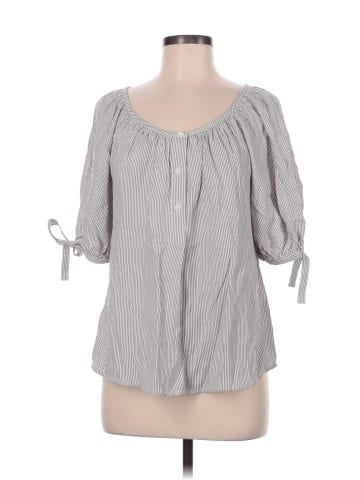 Max Studio 3/4 Sleeve Blouse (view 1)