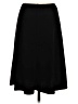 Wrapper 100% Polyester Solid Black Formal Skirt Size S - photo 2