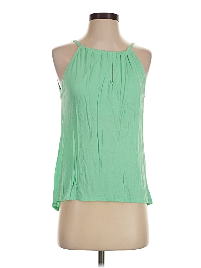 Pre-owned Ny & C Sleeveless Blouse In Green