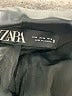 Zara 100% Polyurethane Black Blazer Size M - photo 7