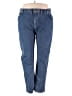 Wrangler Jeans Co Solid Blue Jeans Size 12 - photo 1