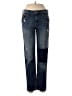 Eunina Color Block Blue Jeans Size 7 - photo 1