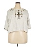 Russell Athletic Gray 3/4 Sleeve Blouse Size 3X - photo 1