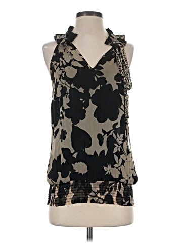 Marina Luna Sleeveless Silk Top (view 1)