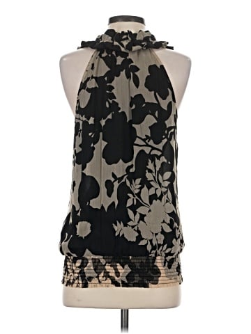 Marina Luna Sleeveless Silk Top (view 2)