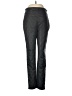 Brunello Cucinelli 100% Leather Chevron-herringbone Solid Black Leather Pants Size 4 - photo 1