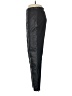 Brunello Cucinelli 100% Leather Chevron-herringbone Solid Black Leather Pants Size 4 - photo 5