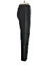 Brunello Cucinelli 100% Leather Chevron-herringbone Solid Black Leather Pants Size 4 - photo 4