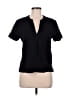 J.Crew 100% Cotton Black Short Sleeve Blouse Size M - photo 1