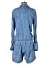 Pure Navy Solid Blue Romper Size M - photo 2