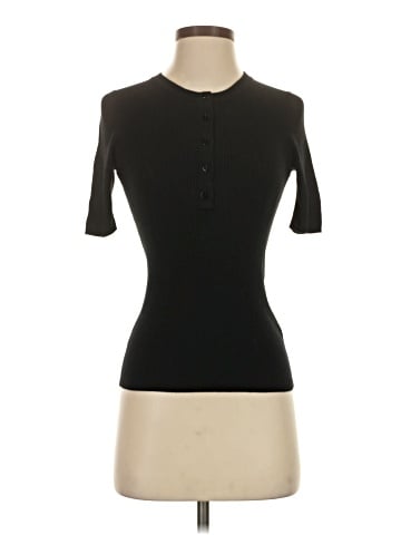 Enza Costa Short Sleeve Turtleneck (view 1)