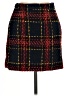 Halogen Plaid Red Casual Skirt Size 6 - photo 1