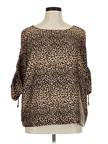 MICHAEL Michael Kors 3/4 Sleeve Blouse (view 1)