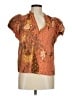 Ulla Johnson Orange Short Sleeve Blouse Size 8 - photo 1