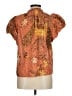 Ulla Johnson Orange Short Sleeve Blouse Size 8 - photo 2