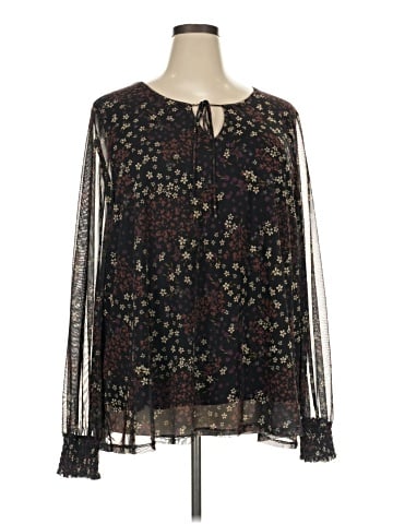 Hiatus Long Sleeve Blouse (view 1)