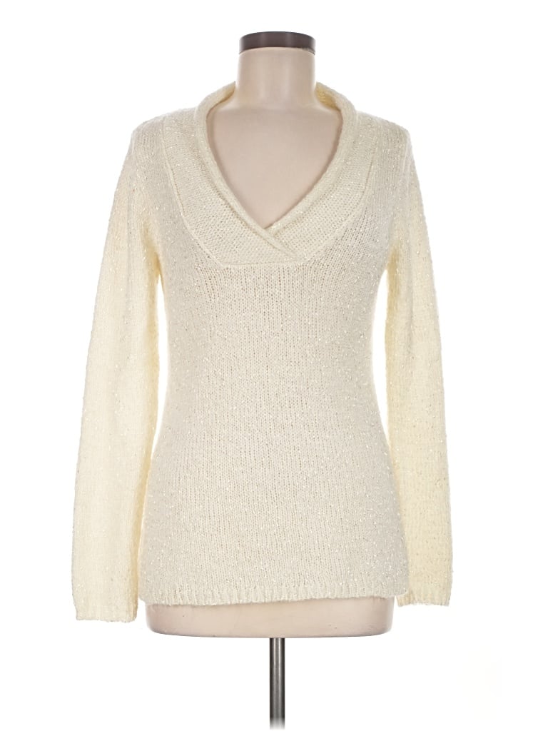Pre-owned Coldwater Creek Pullover Sweater In Ivory