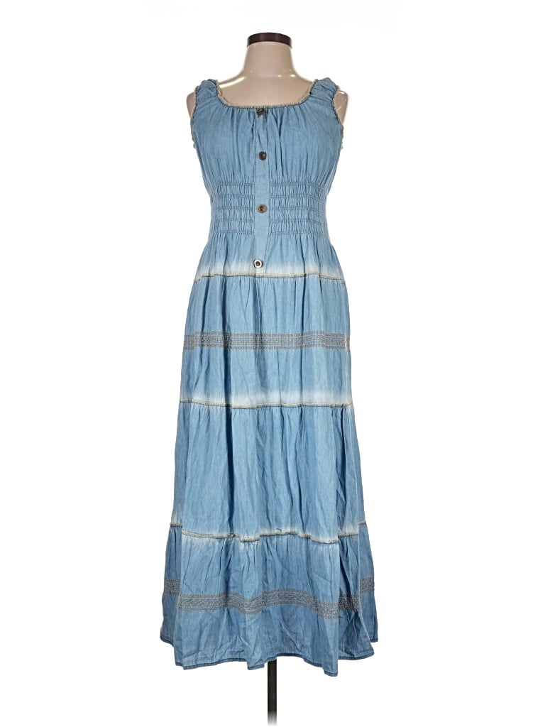 Pre-owned Assorted Brands Casual Dress In Blue