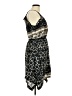 Ecote 100% Polyester Print Black Cocktail Dress Size M - photo 4