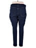 Old Navy Solid Blue Jeans Size 18 - photo 2