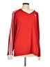 Adidas 100% Polyester Red Long Sleeve T-Shirt Size M - photo 1