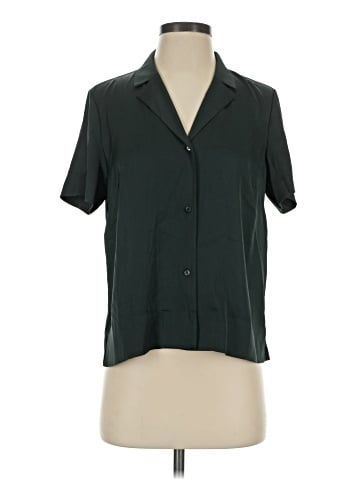 Quince Short Sleeve Silk Top (view 1)