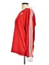 Adidas 100% Polyester Red Long Sleeve T-Shirt Size M - photo 5