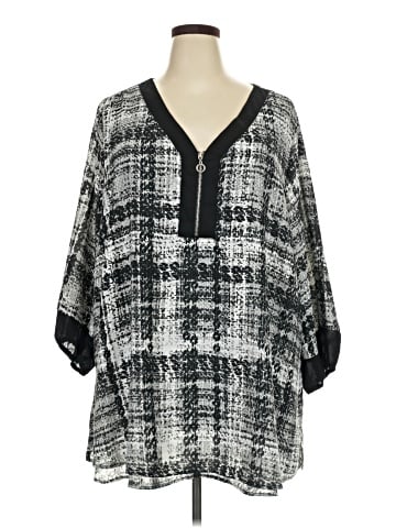 Avenue Studio 3/4 Sleeve Blouse (view 1)