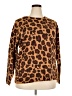 Lane Bryant Animal Print Brown Pullover Sweater Size 18 - 20 Plus - photo 1