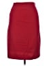 Piazza Sempione Solid Red Wool Skirt Size EU (IT) 42 / US 6 - photo 1