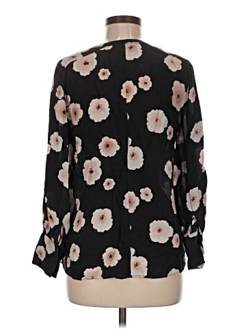 Club Monaco 3/4 Sleeve Silk Top (view 2)