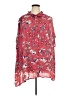 Only Necessities 100% Polyester Red Short Sleeve Blouse Size 3X - photo 1