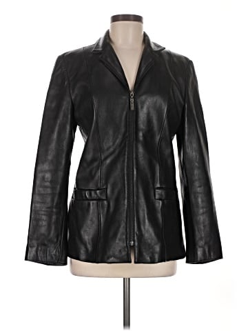 Jones New York Leather Jacket (view 1)