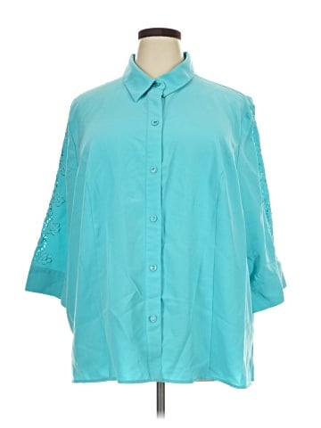 Maggie Barnes 3/4 Sleeve Blouse (view 1)