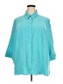 Maggie Barnes Teal 3/4 Sleeve Blouse Size 3X - photo 1