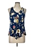 Lavish Blue Sleeveless Blouse Size L - photo 1