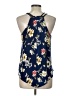 Lavish Blue Sleeveless Blouse Size L - photo 2