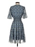 Max Studio 100% Polyester Paisley Blue Cocktail Dress Size S - photo 2