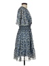 Max Studio 100% Polyester Paisley Blue Cocktail Dress Size S - photo 4