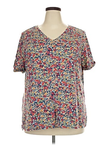 J.Jill Short Sleeve Henley (view 1)