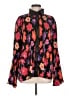 Unbranded Floral Black Long Sleeve Blouse Size 8 - photo 1