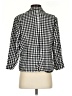 Ellen Tracy Checkered-gingham Black Blazer Size S - photo 2