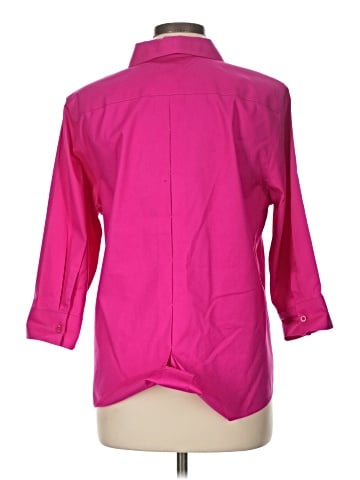 Chico's 3/4 Sleeve Button-Down Shirt (view 2)