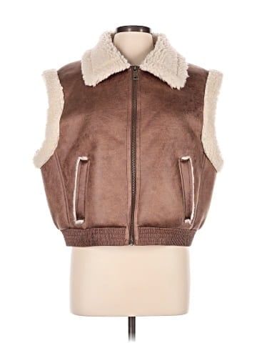 Ann Taylor LOFT Faux Fur Vest (view 1)