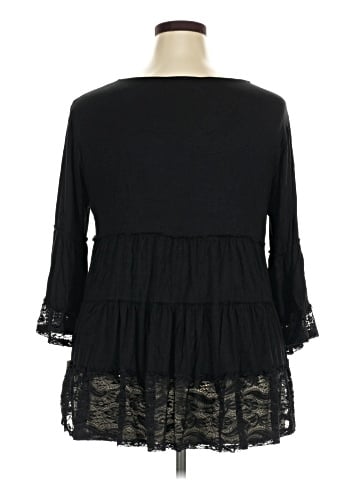 Moa Moa 3/4 Sleeve Blouse (view 2)