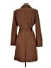 DKNY 100% Polyester Brown Coat Size M - photo 2